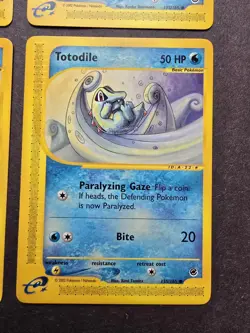 Pokemon TCG Expedition Base Set Squirtle/Totodile 131,132,134,135/165 NM - Image 5