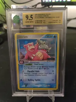 MNT 9.5 Reverse Holo Slowbro 2005 Pokemon TCG EX Unseen Forces - Image 1