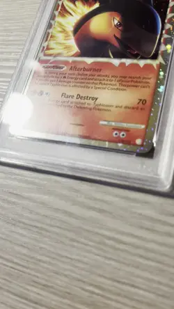 2010 POKEMON HEARTGOLD & SOULSILVER #110 TYPHLOSION-HOLO PSA 7 - Image 2