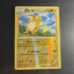 NM Raichu - 27/83 - Reverse Holo Rare - XY Pokemon Generations 2016 - Image 1