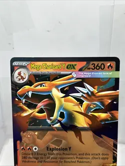 Mega Charizard Y ex MEP 030 - MEP 029 Black Star Promos Pokemon - Image 2