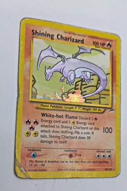 Pokemon TCG Shining Charizard Neo Destiny 107/105 Heavy Played DMG - Image 2