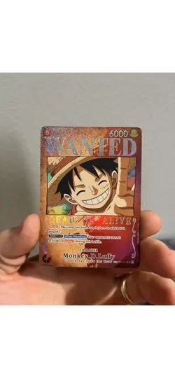 Monkey.D.Luffy (ST01-012) (Wanted Poster) - Pillars of Strength (OP03) - Image 1