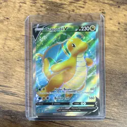 Pokemon Dragonite V 076/078, Holo English and Japanese Lot 2 Cards NM - Image 3