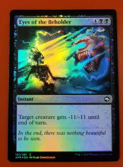 1x Eyes of the Beholder | FOIL | Forgotten Realms | MTG Magic Cards - Image 1