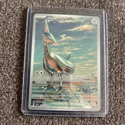 Pokemon TCG Skarmory 209/191 Surging Sparks Illustration Rare Holo Card - Image 1