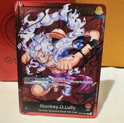 Monkey.D.Luffy (gear 5) ST21-001 L, foil, ALT, english (Bashikou) one piece card - Image 3