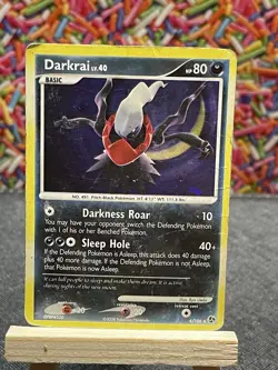 Pokemon Darkrai Holo Rare Card #4 Great Encounters Series 4/106 MP-HP - Image 1