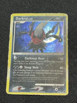 Pokemon Darkrai Holo Rare Card #4 Great Encounters Series 4/106 MP-HP - Image 5