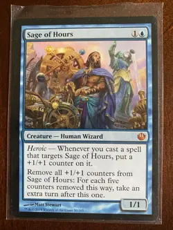 1x MTG Sage of Hours Journey into Nyx Mythic Rare (NM) - Image 1