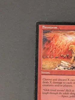 MTG Card - 1x Firestorm - Weatherlight - HP - Vintage - Rare - Magic - English - Image 3