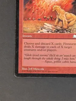 MTG Card - 1x Firestorm - Weatherlight - HP - Vintage - Rare - Magic - English - Image 5