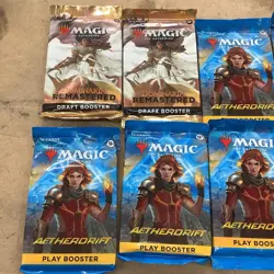 Magic the gathering aetherdrift Play Booster With Domination Remastered 9 Packs - Image 2