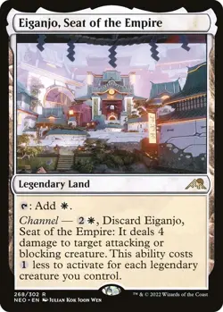 Eiganjo, Seat of the Empire - NEO #268 | NORMAL | MTG Magic NM Near Mint - Image 1