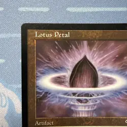 Lotus Petal - Tempest - Magic The Gathering - Vintage 1997 - Image 2