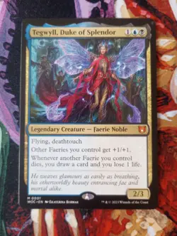 Tegwyll, Duke of Splendor - MTG - Commander: Wilds of Eldraine - WOC - NM - Image 1