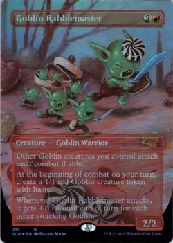 Goblin Rabblemaster Foil - Secret Lair Valentine's Day - 215 NM - Image 2