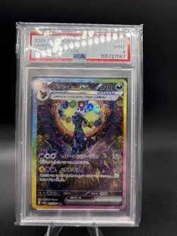 2024 Pokemon Scarlet and Violet Terastal Festival Ex Japanese Umbreon PSA 9 - Image 1