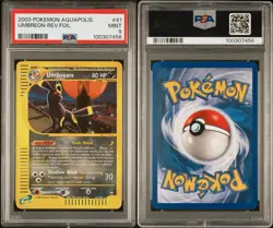 PSA 9 2003 Umbreon 41/147 Reverse Foil Aquapolis Pokemon Rare MINT POP 96 - Image 3