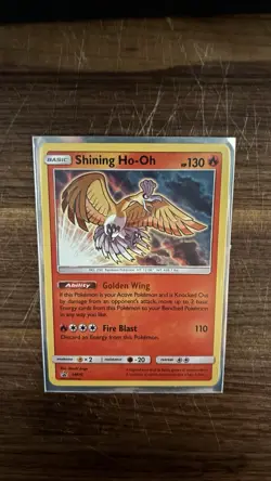 Shining Ho-Oh SM70 Black Star Promo – Near Mint – Shining Legends – Pokemon TCG - Image 1