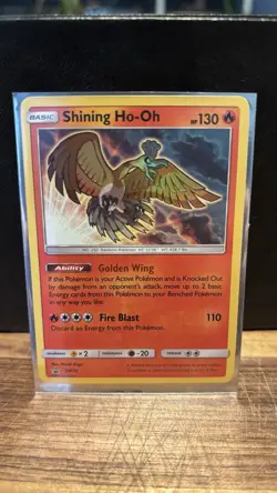 Shining Ho-Oh SM70 Black Star Promo – Near Mint – Shining Legends – Pokemon TCG - Image 3