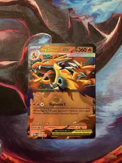 Pokemon TCG Mega Charizard Y & X EX Black Star Promo Mega Evolutions 029/030 NM - Image 4