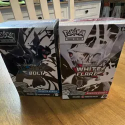 Pokemon Scarlet & Violet Black Bolt & White Flare Booster Bundle Boxes 6 Packs - Image 1