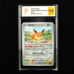 TQG 9.5 MINT+ 2025 Pokemon ENG Eevee 074/131 C - Image 1