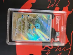 Pokemon TCG Squirtle Illustration Rare Card 170/165 Scarlet & Violet 151 TAG 10 - Image 1