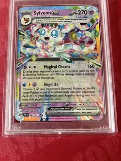 2025 POKEMON PRE EN-PRISMATIC EVOLUTIONS #041 SYLVEON EX PSA 10 - Image 2