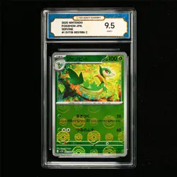 TQG 9.5 MINT+ 2025 Pokemon JPN Servine 002/086 C - Image 1