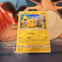 Pikachu SM86 Holo Promo SM Black Star Promos Pokemon LP - Image 1