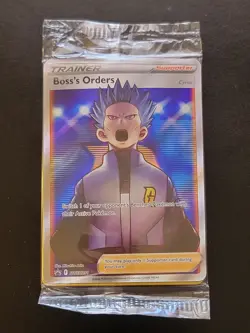 Pokemon TCG Boss's Orders SWSH251 Full Art Cosmos Sealed - Image 1