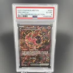2025 POKEMON MEP EN-ME BLACK STAR PROMO #024 ORICORIO EX PSA 6 - Image 1