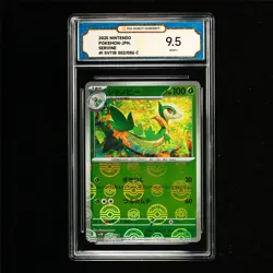 TQG 9.5 MINT+ 2025 Pokemon JPN Servine 002/086 C - Image 1