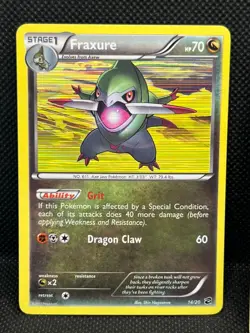 Pokemon TCG Fraxure 14/20 & Fraxure 15/20 Dragon Vault Holo - Image 2