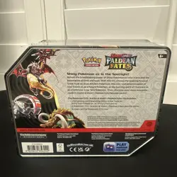 Pokemon Iron Treads Ex Sealed Tin Paldean Fates 2024 TCG - Image 2