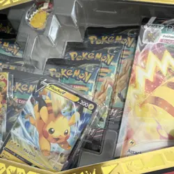 Pokemon Crown Zenith Pikachu VMAX Premium Collection Box 5 Boosters 2 Promos - Image 3