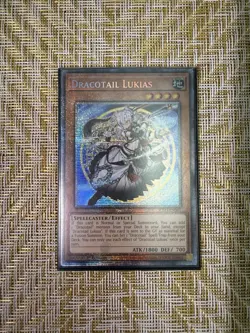 Yu-Gi-Oh! - Dracotail Lukias 1st Edition Starlight Rare JUSH-EN001 NM - Image 1