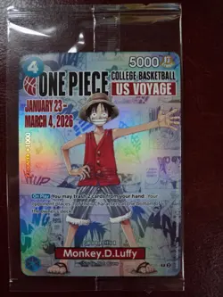 One Piece Monkey.D.Luffy US Voyage College Basketball ILLINI vs Michigan - Image 1