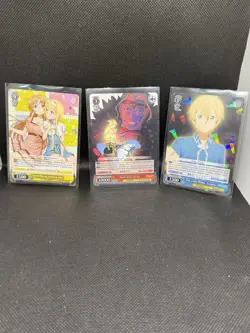 Weiss Schwarz Sword Art Online Foil Promo 18 Card Lot - Asuna, Kirito, Alice - Image 3