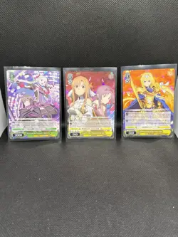 Weiss Schwarz Sword Art Online Foil Promo 18 Card Lot - Asuna, Kirito, Alice - Image 4