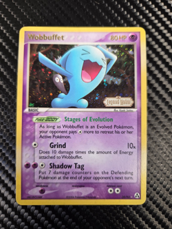 Wobbuffet 28/92 EX Legend Maker Pokemon Card Reverse Holo Foil Rare Swirl NM - Image 1