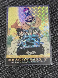 Dragon Ball Z Card #04 Goku's Family Chi Chi Holo Foil CCG 1996 GOLD FOIL Card - Image 1
