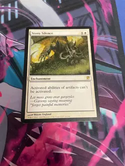 MTG - STONY SILENCE - RARE - INNISTRAD - LP - Image 1