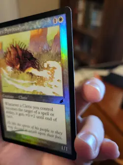 MTG Magic the Gathering Daru Spiritualist (5/143) Scourge LP FOIL - Image 3