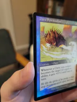 MTG Magic the Gathering Daru Spiritualist (5/143) Scourge LP FOIL - Image 4