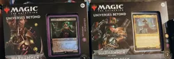 Sealed Magic Universes Beyond Warhammer Commander Decks 40k Necron And Imperium - Image 1