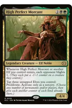 1x MTG High Perfect Morcant - Lorwyn Eclipsed Rare! NM Mint - Image 1