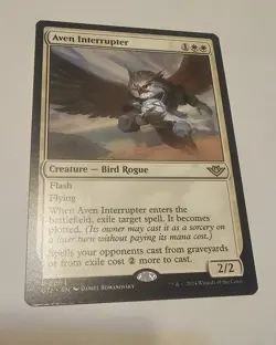 Aven Interrupter Outlaws of Thunder Junction MTG Magic The Gathering NM - Image 1